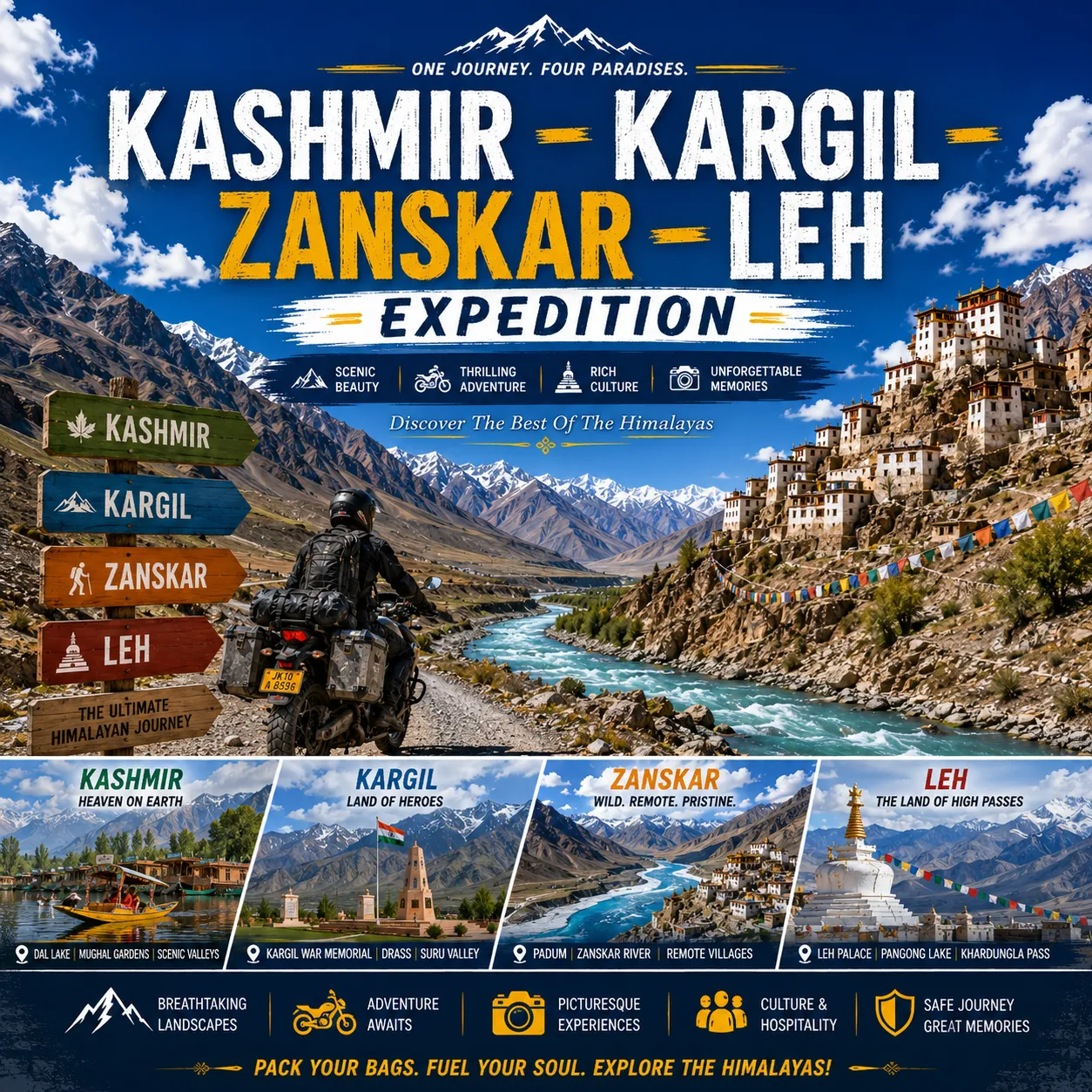 Kashmir – Kargil – Zanskar – Leh Expedition